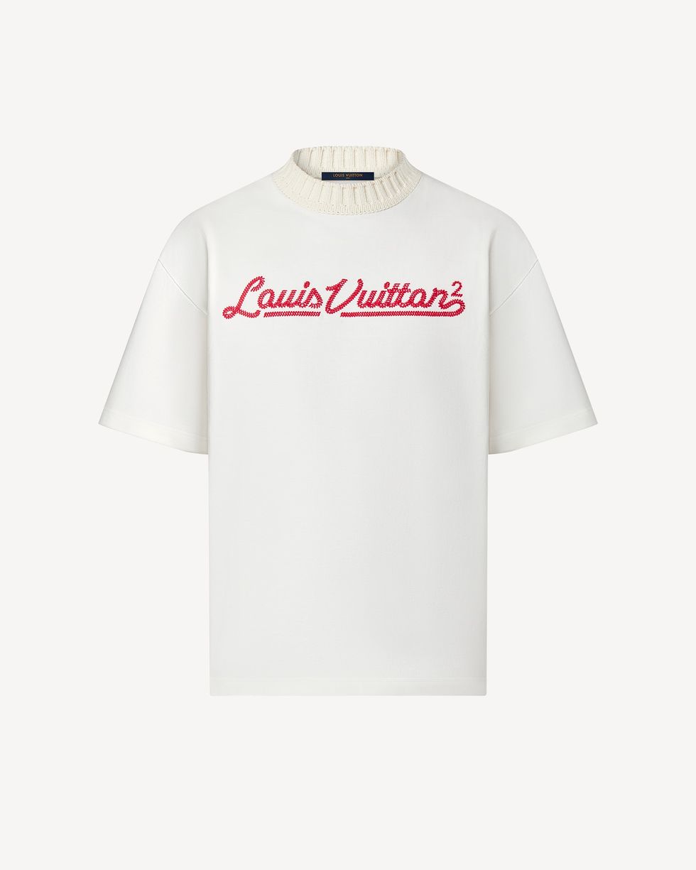 Louis Vuitton x Nigo Embroidered Mockneck Tee