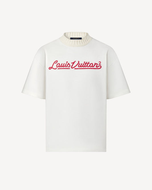 Louis Vuitton x Nigo Embroidered Mockneck Tee