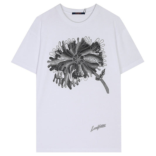 Louis Vuitton x YK Psychedelic Flower Regular T-Shirt White