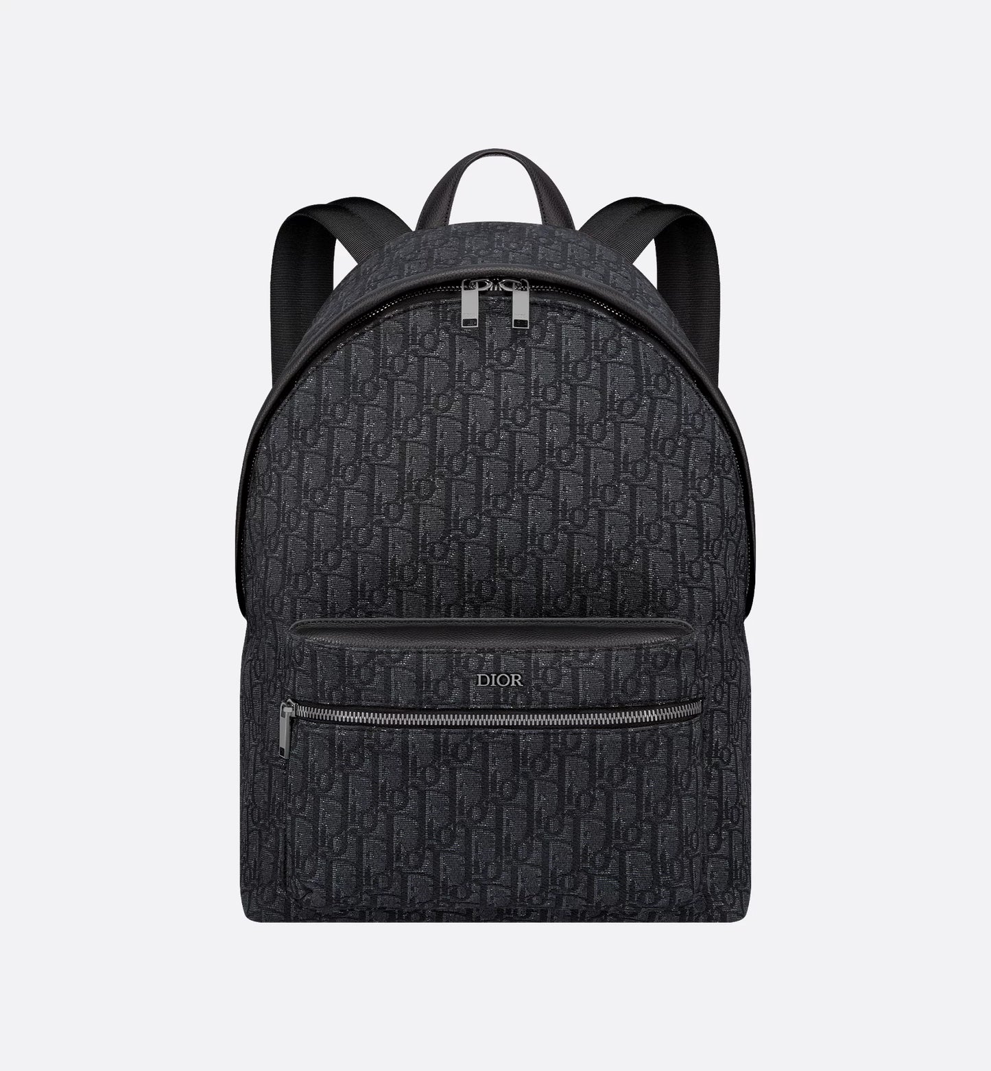 Dior Rider Backpack Oblique in black jacquard