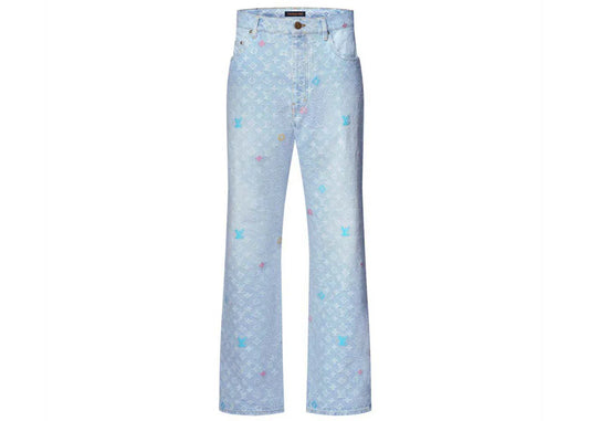 Louis Vuitton by Tyler, the Creator Monogram Denim Pants Washed Indigo