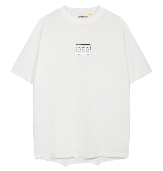 Maison Margiela MM6 Casual Logo T-shirt White