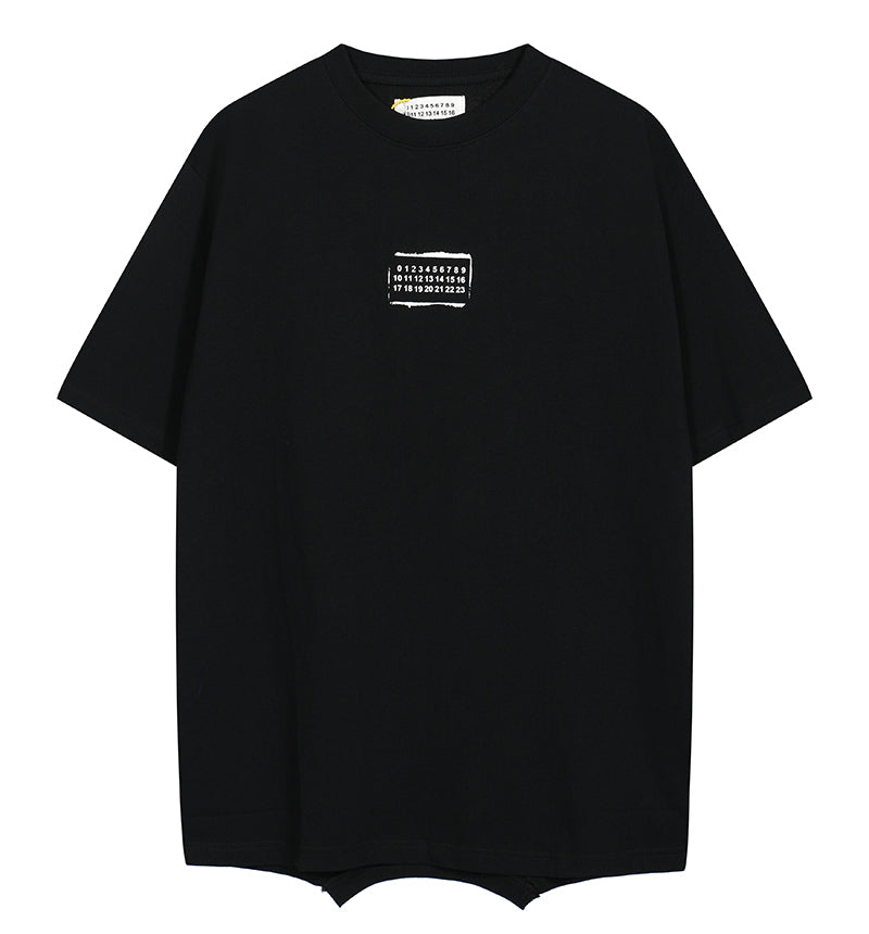 Maison Margiela MM6 Casual Logo T-shirt Black