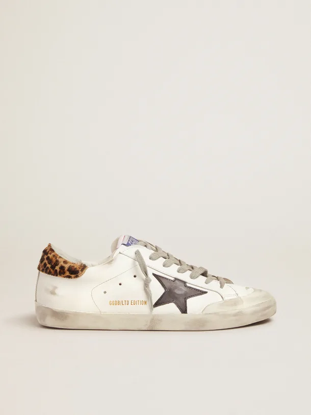 Golden Goose LAB Limited Edition Super-Star with double tongue and leopard-print heel tab