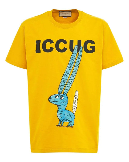 GUCCI x Freya Hartas 'Iccug' Logo T Shirt