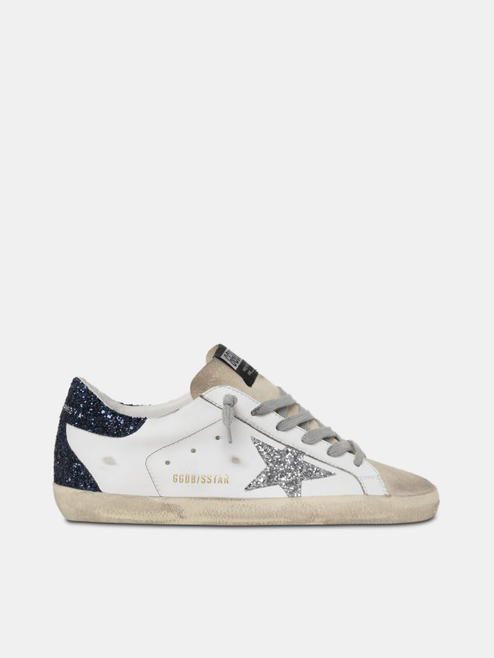 Golden Goose Super-Star glittery heel tab and star