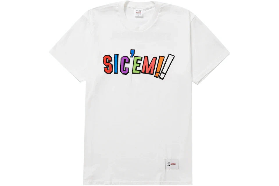 Supreme WTAPS Sic'em! T-Shirt White