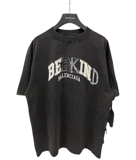Balenciaga Be Kind Oversized T-Shirt Black