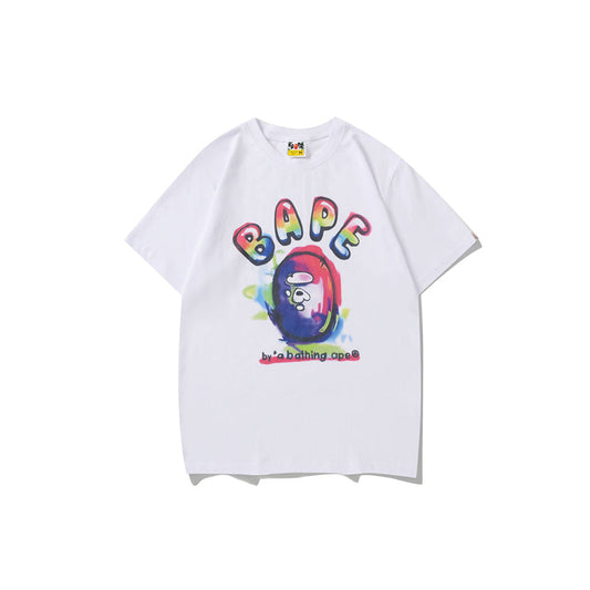 BAPE Ape Shall Never Kill Ape Tee White