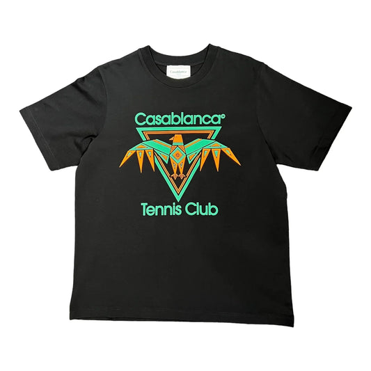 CASABLANCA Playful Eagle Print T-Shirt Black