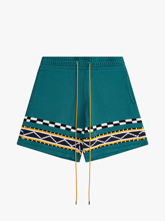 RHUDE Bateau intarsia-knit Shorts