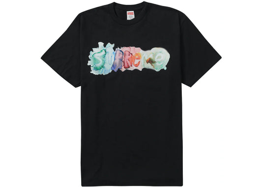 Supreme Watercolor Tee Black - SS23