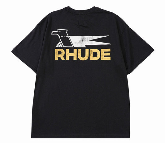 Rhude Eagle logo Tee Black