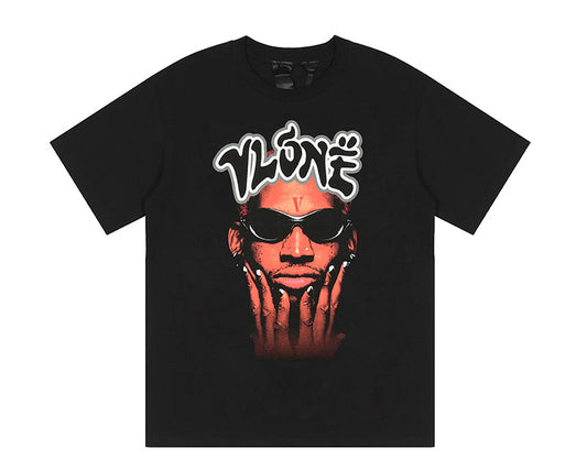 Vlone Rodman Logo T-shirt Black