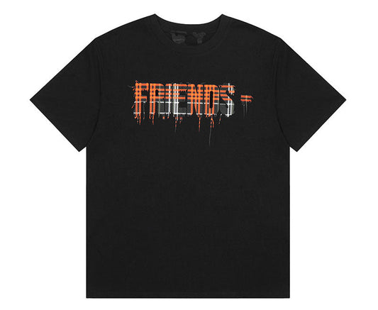 Vlone Logo FRIENDS T-shirt Black/Orange