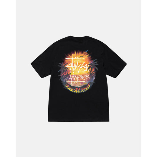 Stussy Sunset T-Shirt | Black