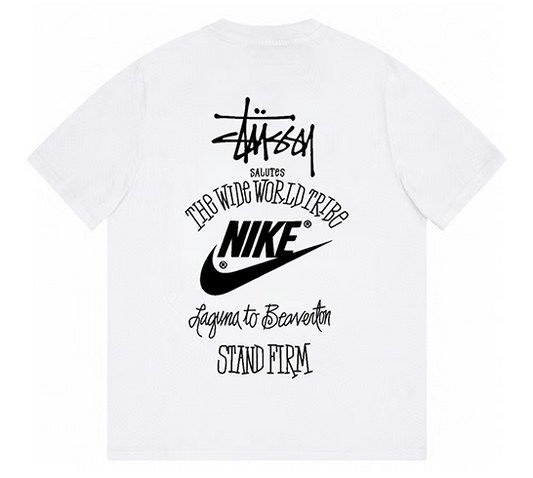 Nike x Stussy The Wide World Tribe T-Shirt White