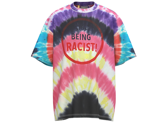 Gallery Dept. Stop Being Racist Tie Dye T Shirt Raibow