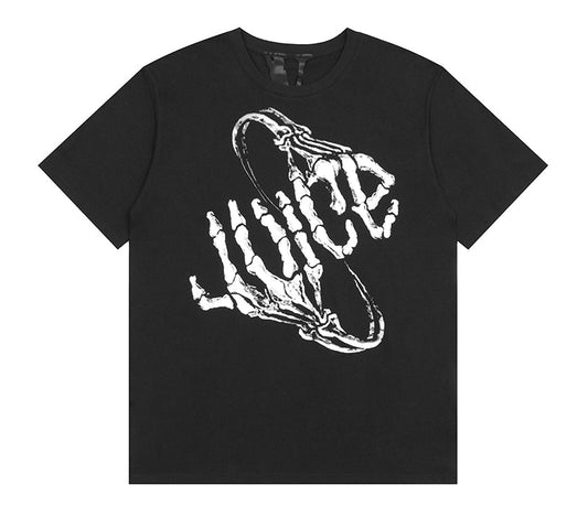 Vlone x Juice Wrld Bones T-shirt Black