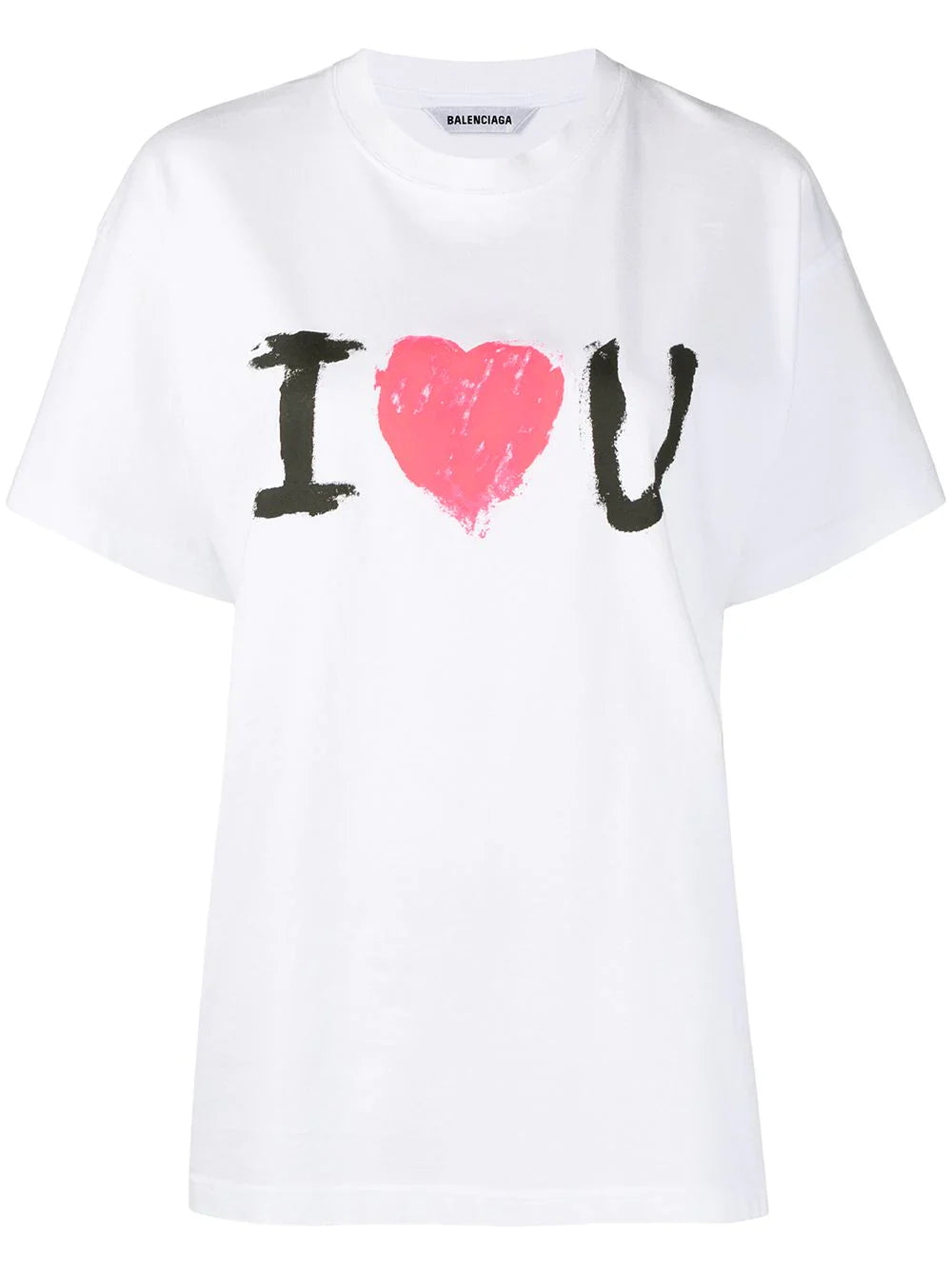 Balenciaga I Love You T Shirt White