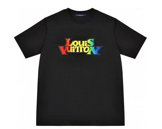 Louis Vuitton LV Fade Printed T-Shirt Black