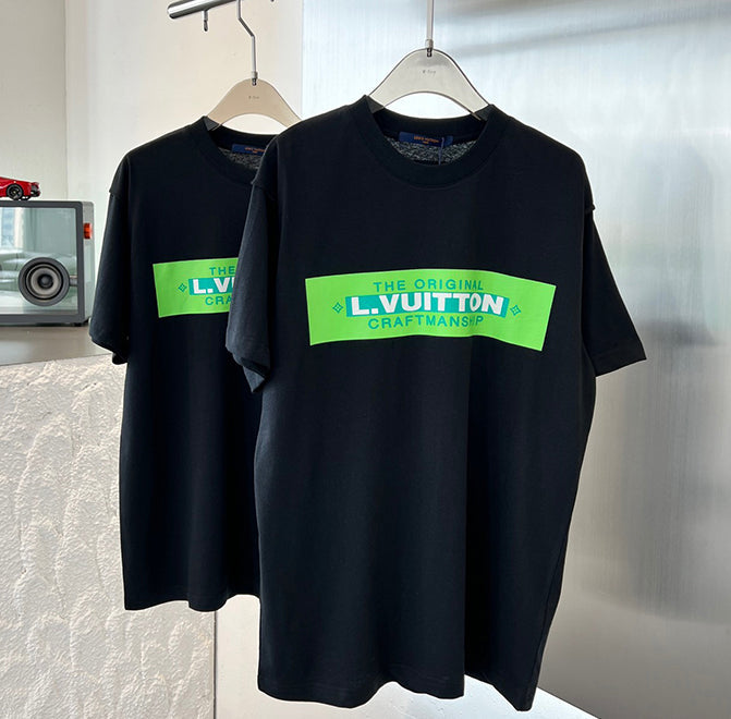 Louis Vuitton L.Vuitton Printed T-shirt Black