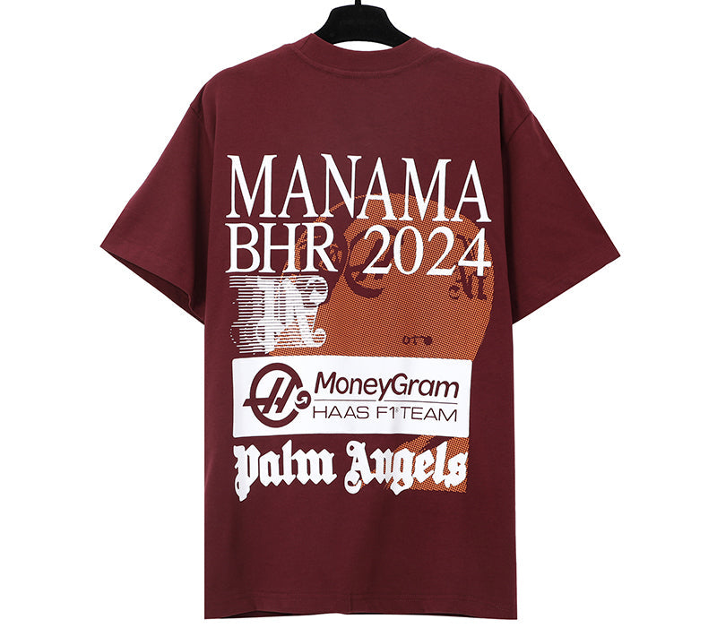 Palm Angels Moneygram Haas F1 Team T-Shirt Red