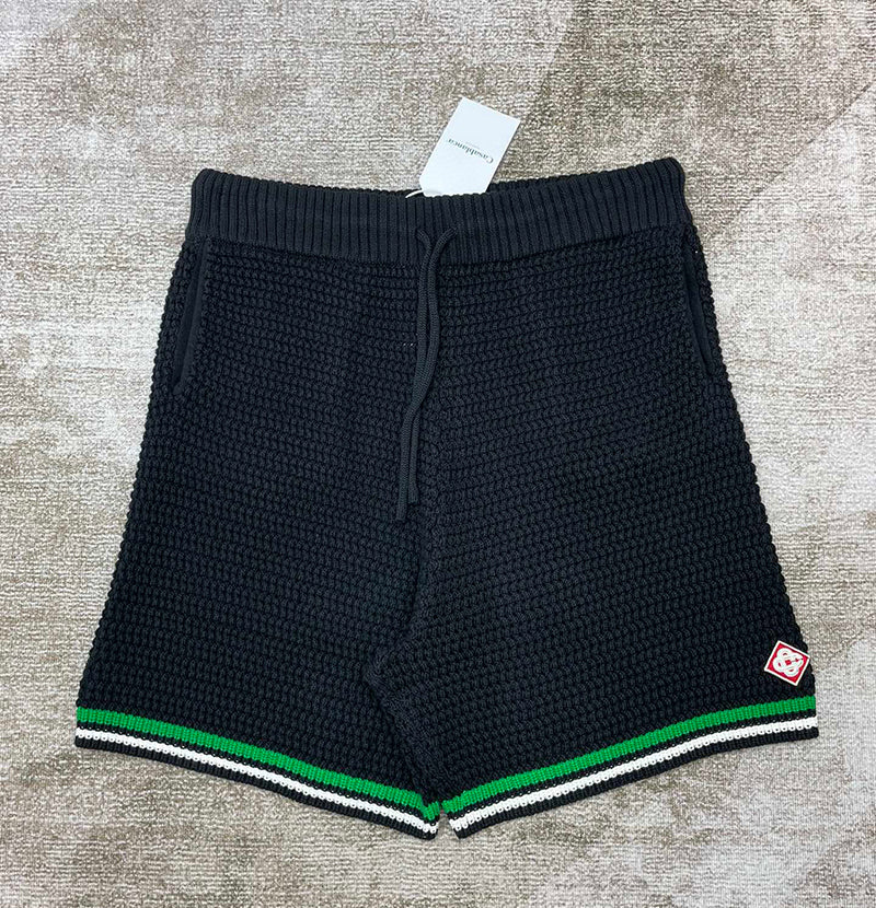 CASABLANCA Crochet Tennis Short Blackk