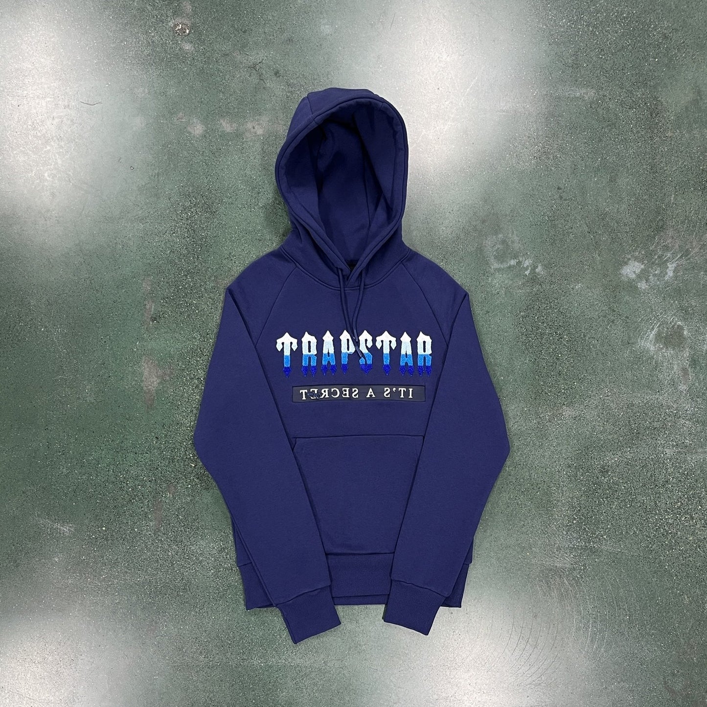 Trapstar Chenille Decoded 2.0 Hooded Tracksuit Mediaval navy