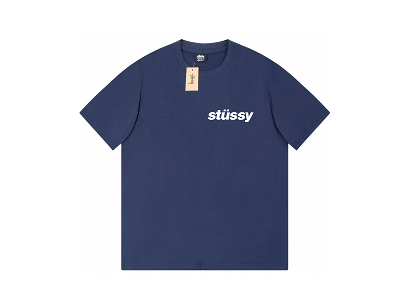 Stussy Popsicle T-Shirt Navy/Pink