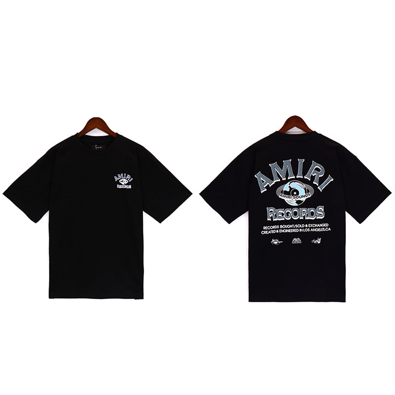 AMIRI Global Records Tee Black