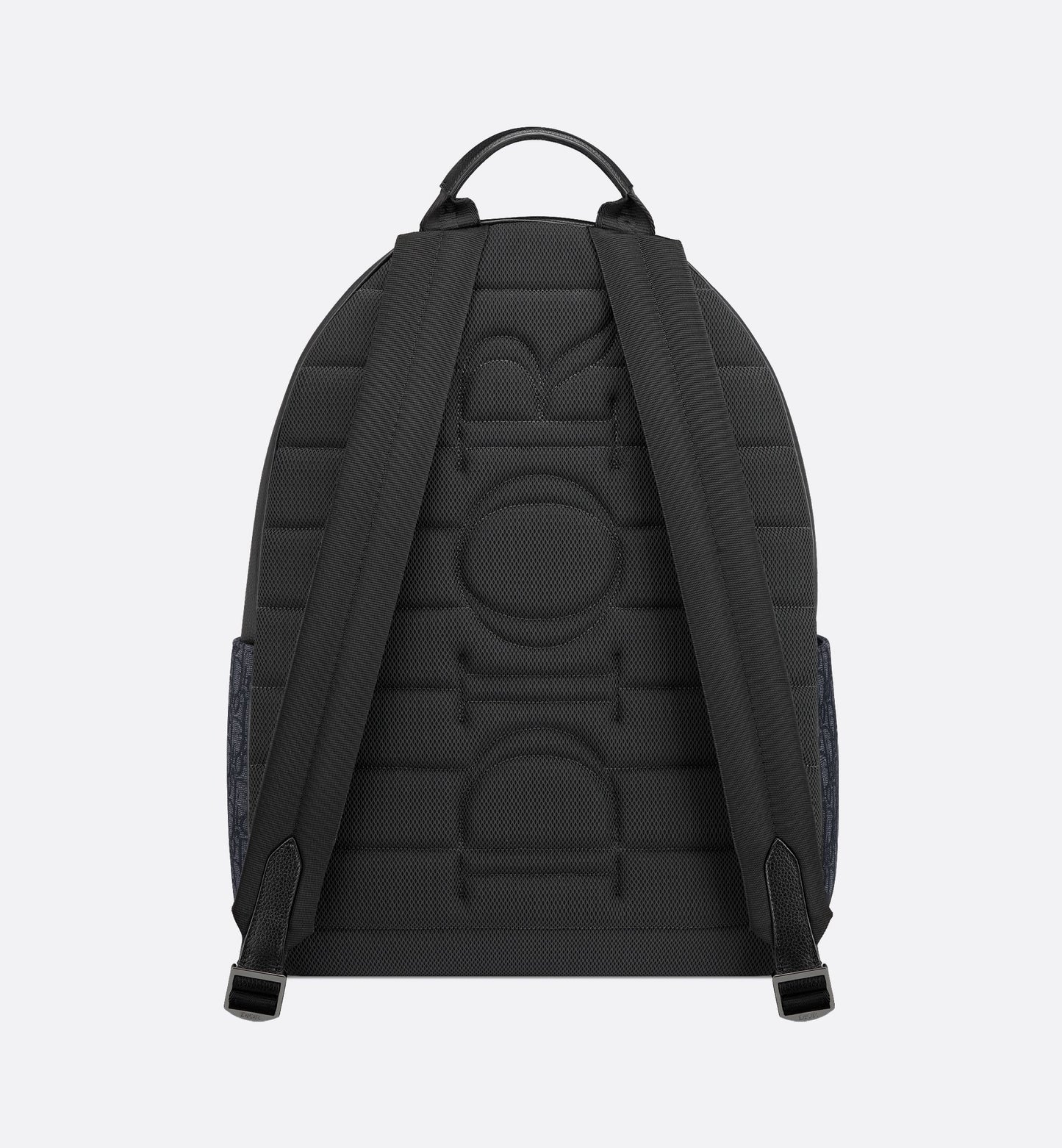 Dior Saddle Backpack with Zipper In Black