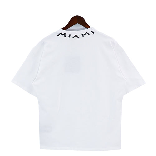 Palm Angels Crew-neck Logo T-shirt White
