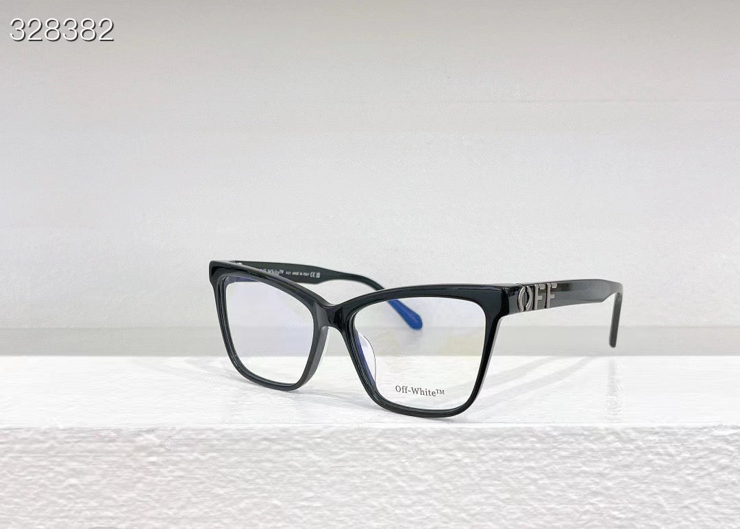 Off-White Eyewear butterfly-frame Glasses Black
