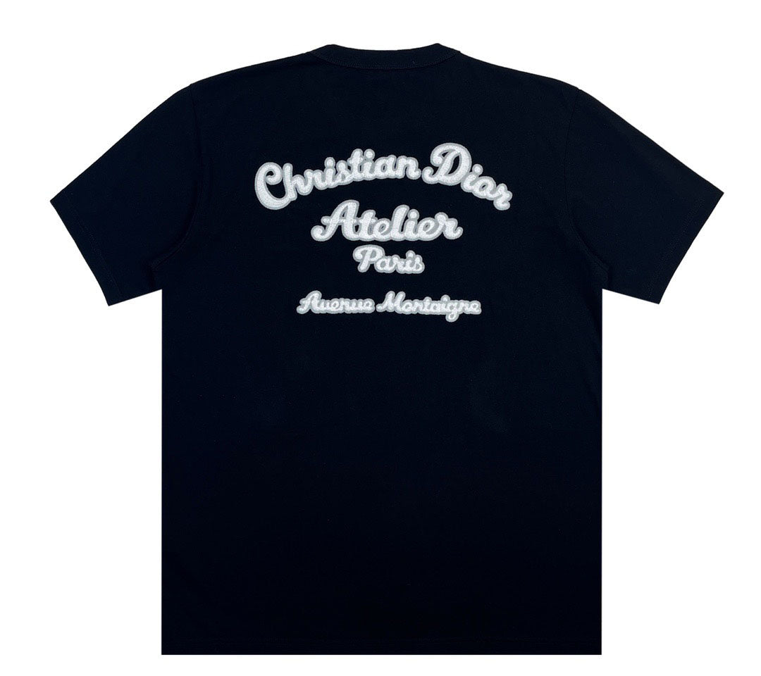 DIOR Atelier Paris Logo Black T Shirt