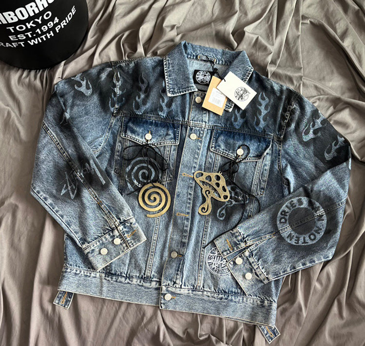 Stüssy x Dries van Noten – Stencil Denim Jacket