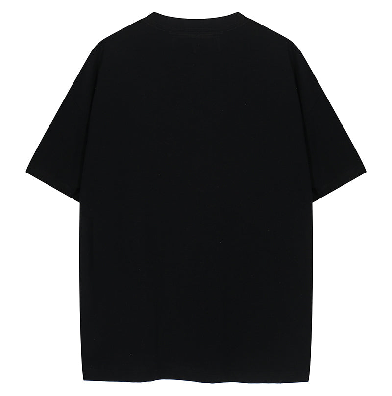 Maison Margiela MM6 Kitten Number Logo T-shirt Black