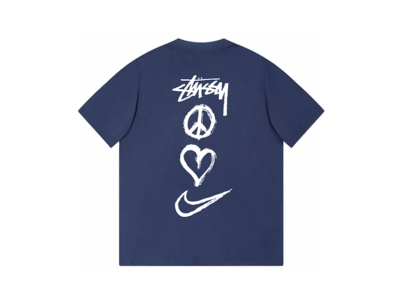 Nike x Stussy Peace, Love, Swoosh T-shirt Navy