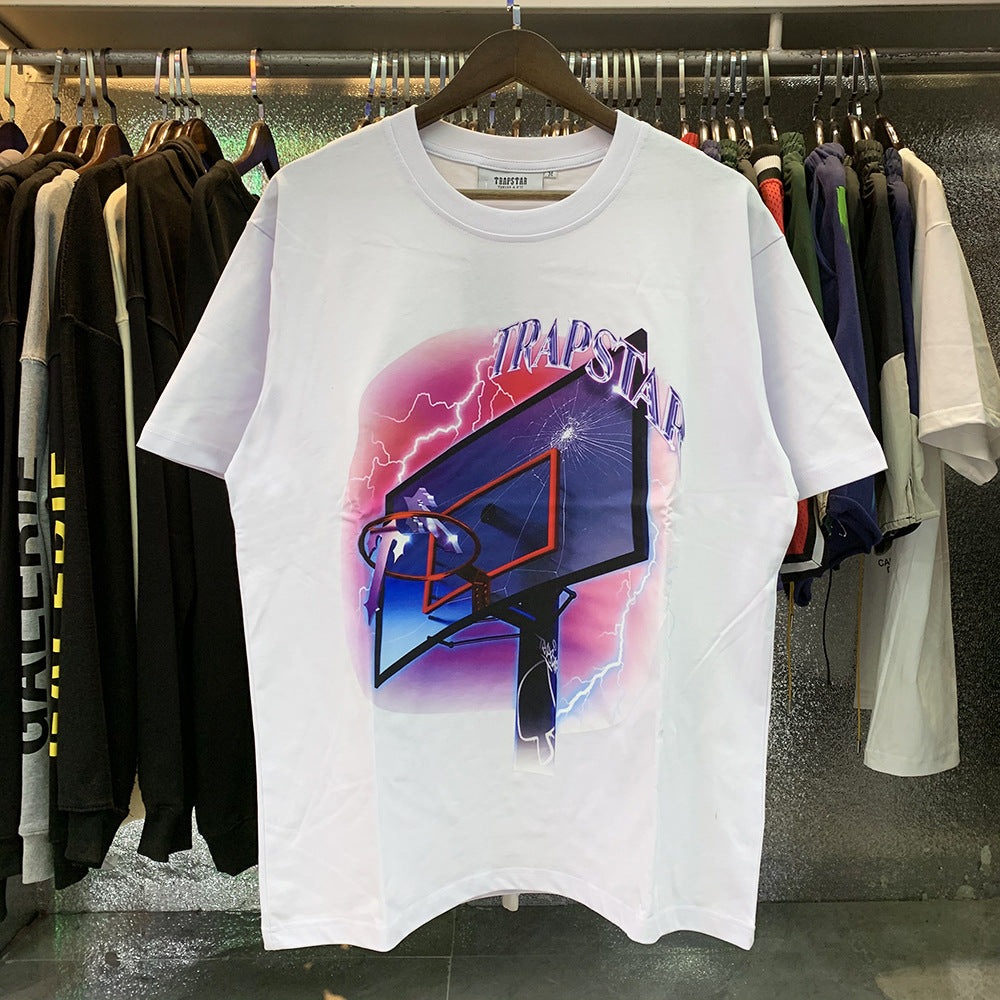 Trapstar Lightning Basketball White T-Shirt