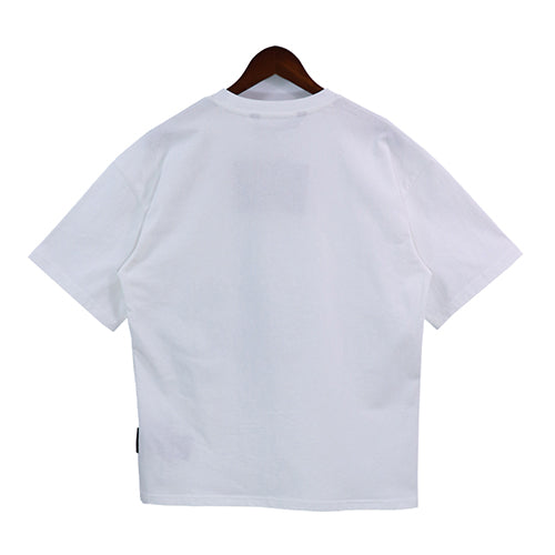 Palm Angels Upside Down Palm T Shirt White