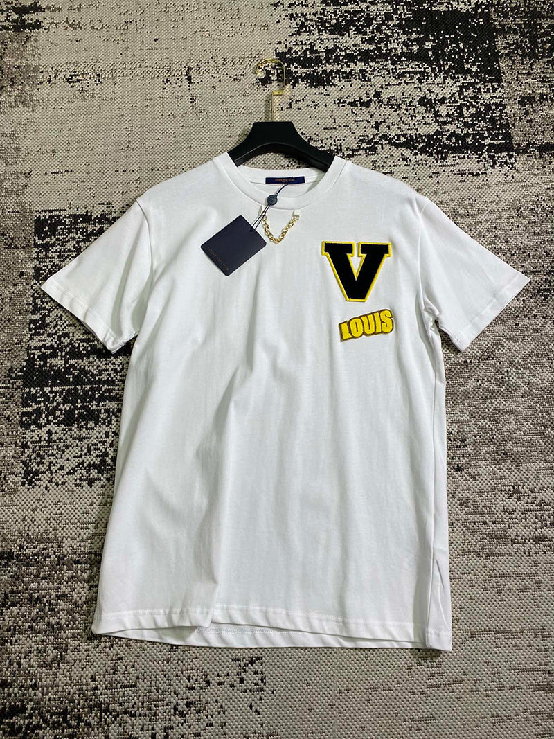 Louis Vuitton Patch Varsity T-Shirt White