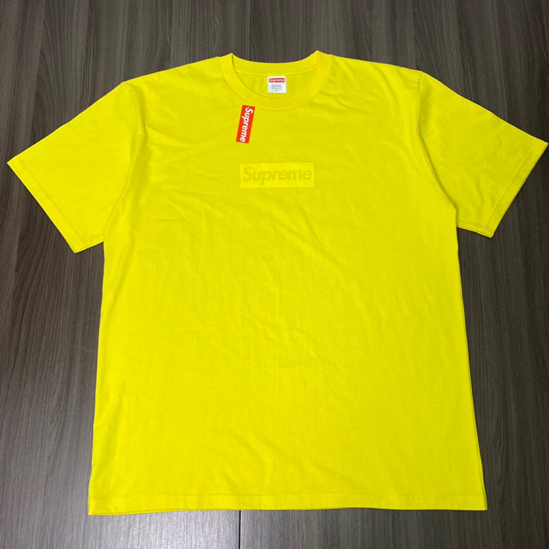 Supreme Tonal Box Logo Tee Yellow