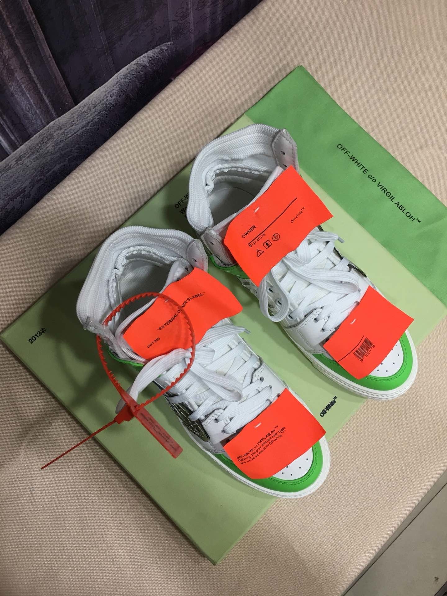 Off-White Off Court 3.0 High 'White Green'