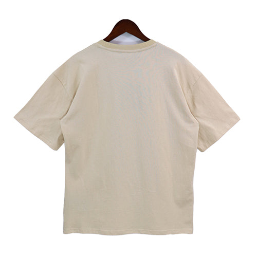 Palm Angels Upside Down Palm T Shirt Beige