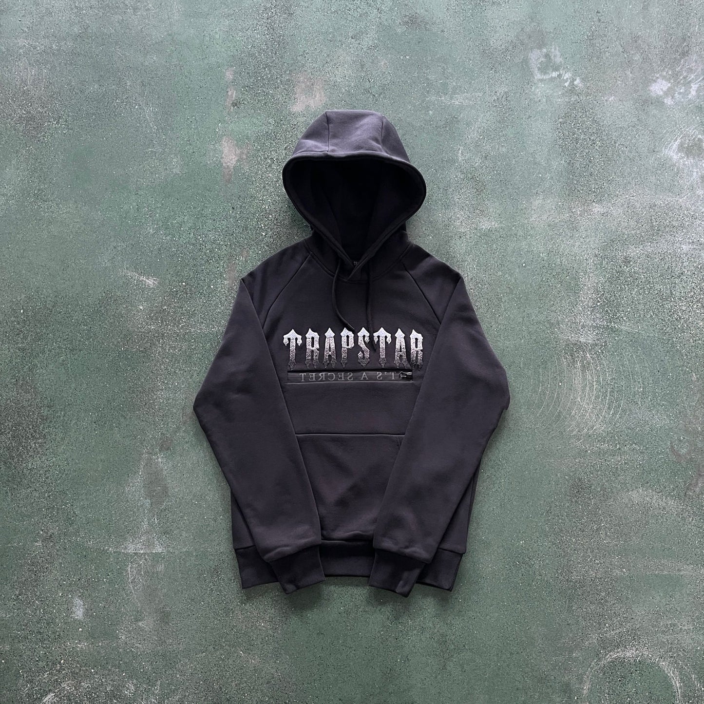 Tapstar Chenille Decoded 2.0 Hooded Tracksuit-Black/Grey