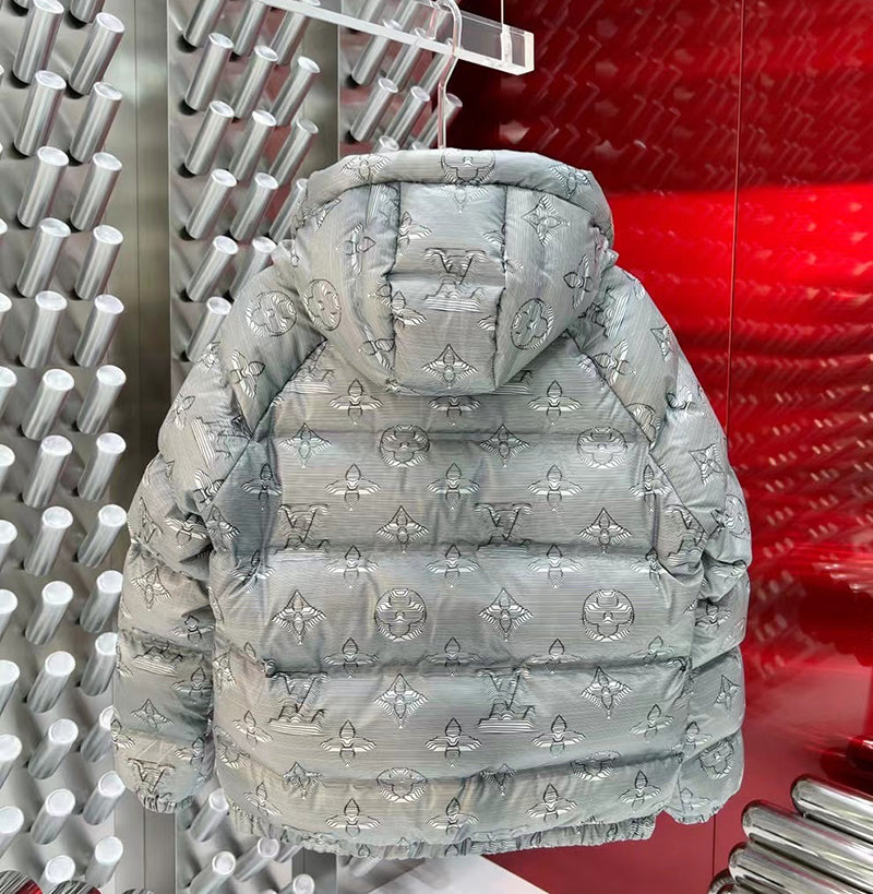Louis Vuitton Metallic Monogram Puffer Jacket