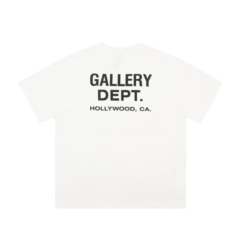 Gallery Dept. Logo Print Crew Neck T-Shirt