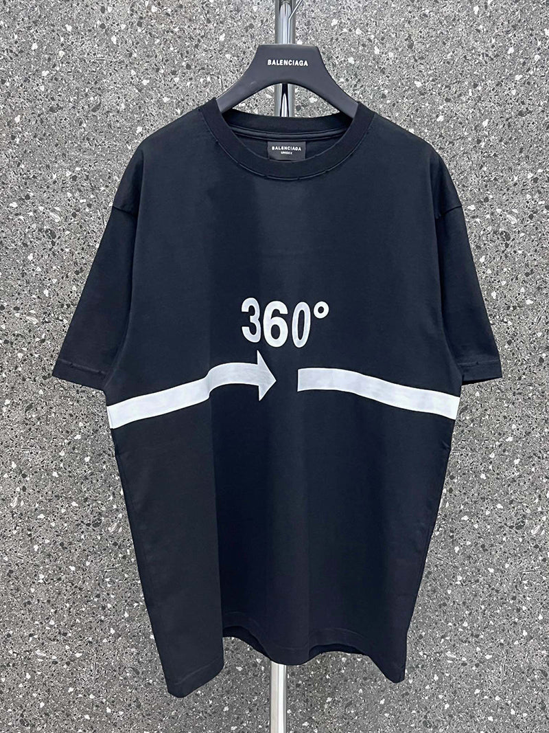 Balenciaga 360 Tubular Oversized T-shirt Black