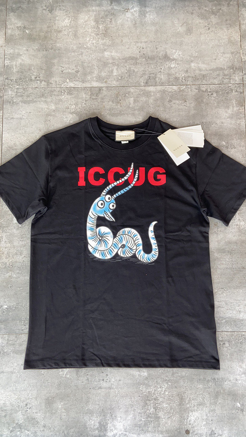 GUCCI Iccug Animal Print T-shirt