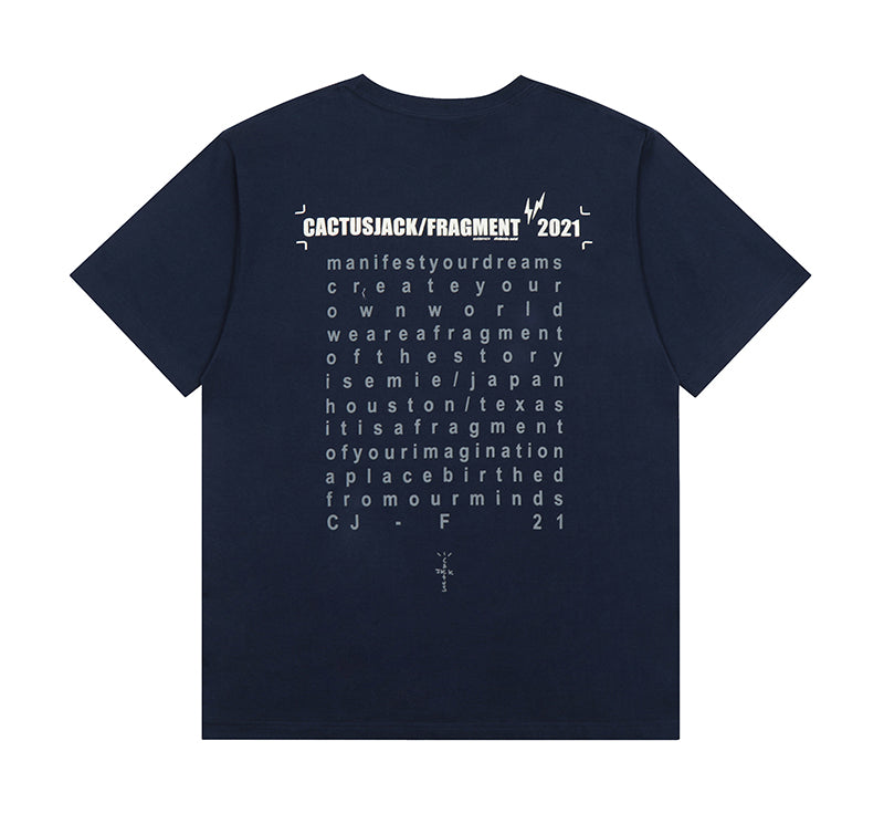 Travis Scott Cactus Jack For Fragment Create T-shirt